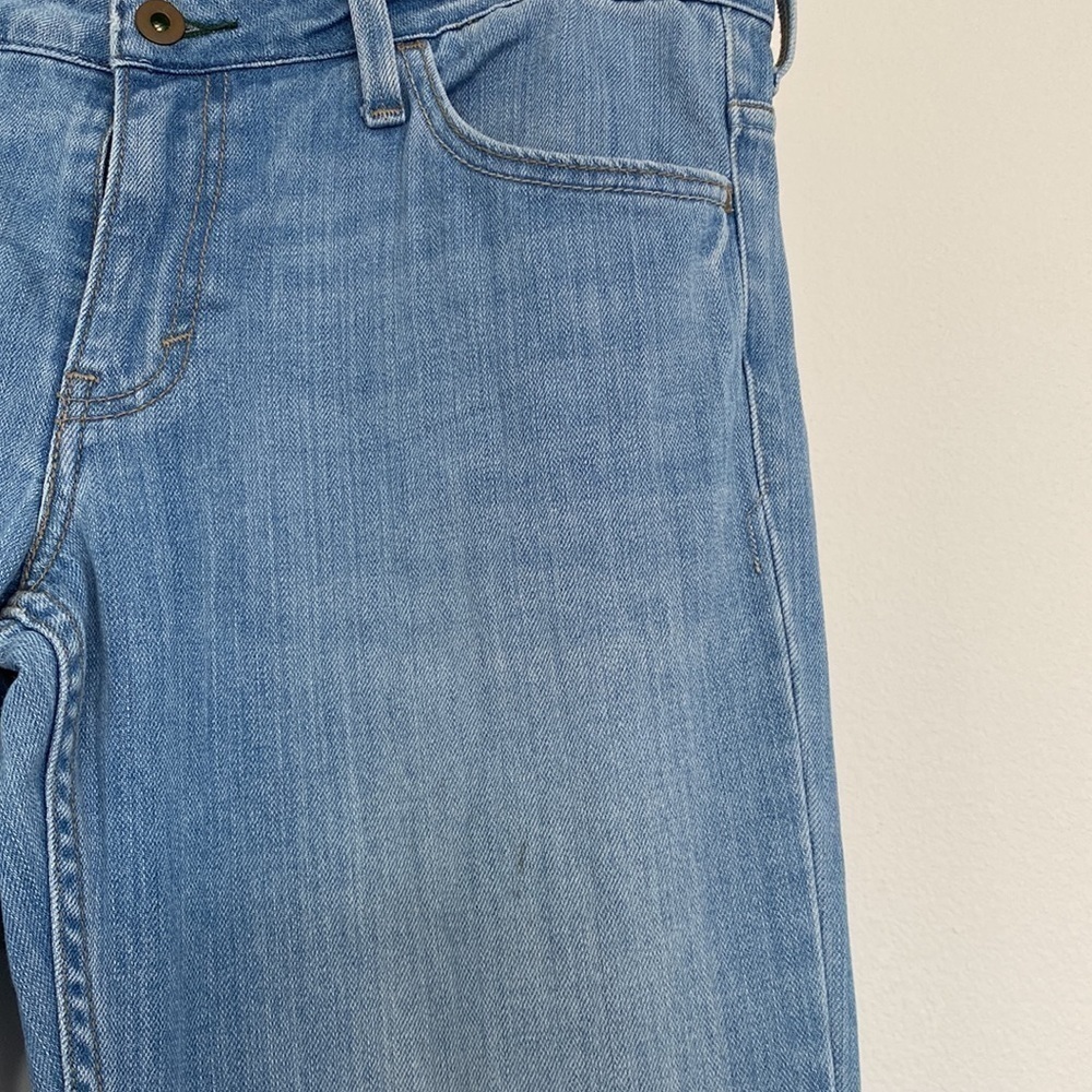 Levi light wash low flare denim. - Picture 9 of 13